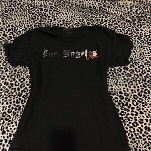 Chic Black Graphic Tee